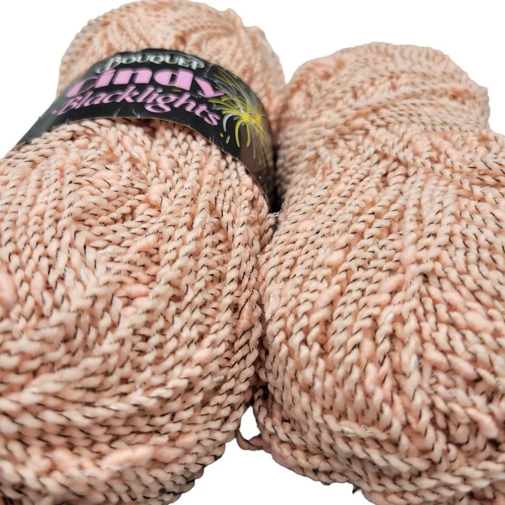 Bouquet Blacklights Cindy Double Knitting Light Worsted Pale Pink 2 Skeins